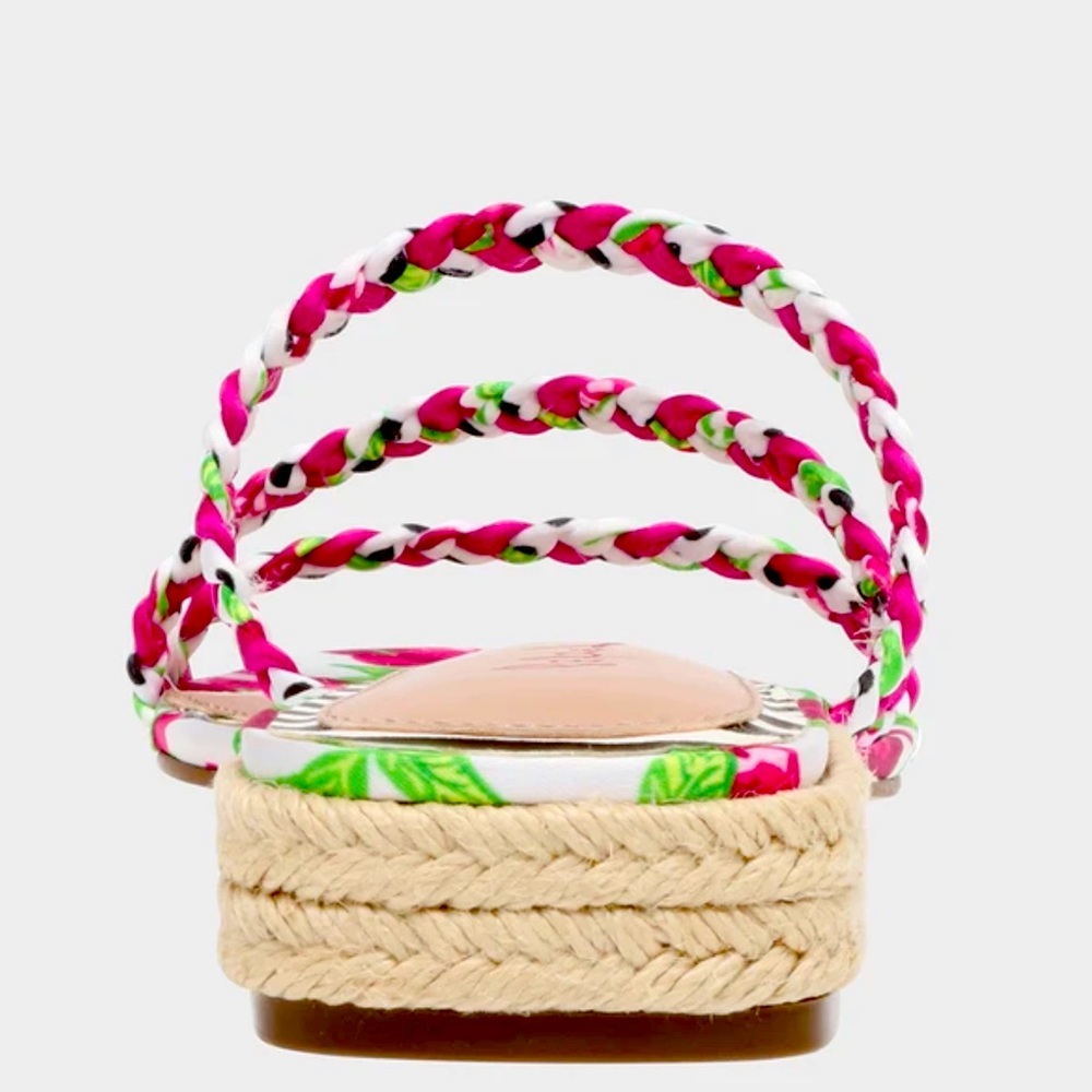 New Betsey Johnson Grovee Braided Dress Sandals - Picture 8 of 12